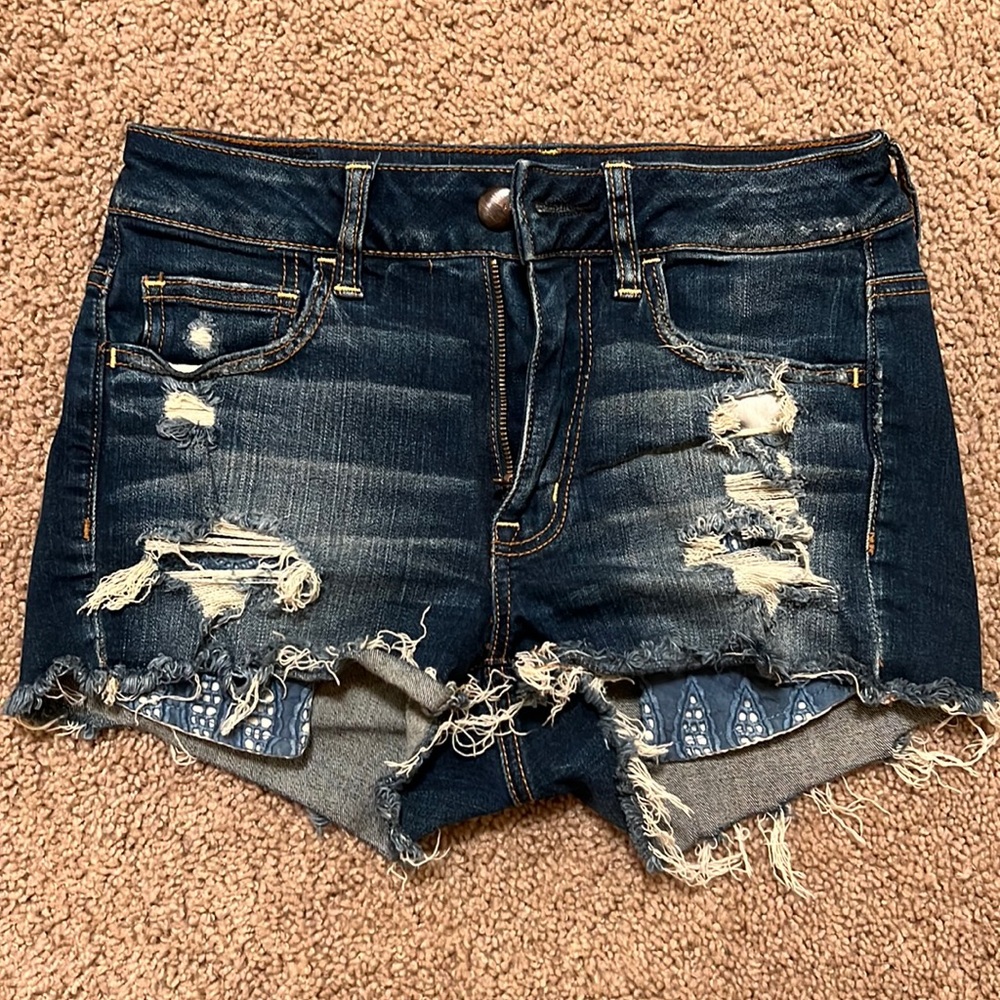 American Eagle Hi Rise Shortie Size 4